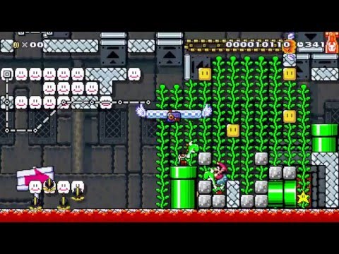 Super Mario Maker - Single screen puzzle, detonation  [sam]