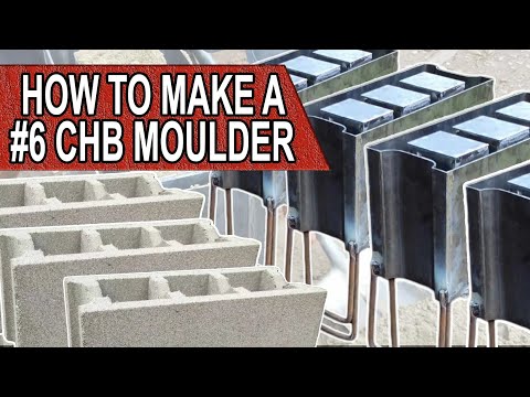 HOW TO MAKE A 6" MANUAL CONCRETE HOLLOW BLOCK (CHB) MOULDER - FREDDIE METALWORK | Freddie Pacillos