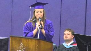 Brooklyn singing &quot;Long Live&quot; at Strasburg High School Graduation 2013