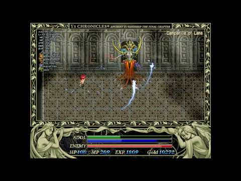 Ys II: Ancient Ys Vanished Finale - The craziest boss ever