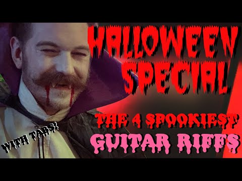 4 Spooky Guitar Riffs For Halloween - With Tabs