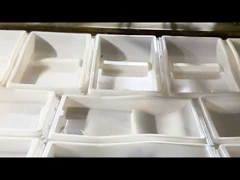 White PP disposable pad printing machine ink disposable cover manufacturing process