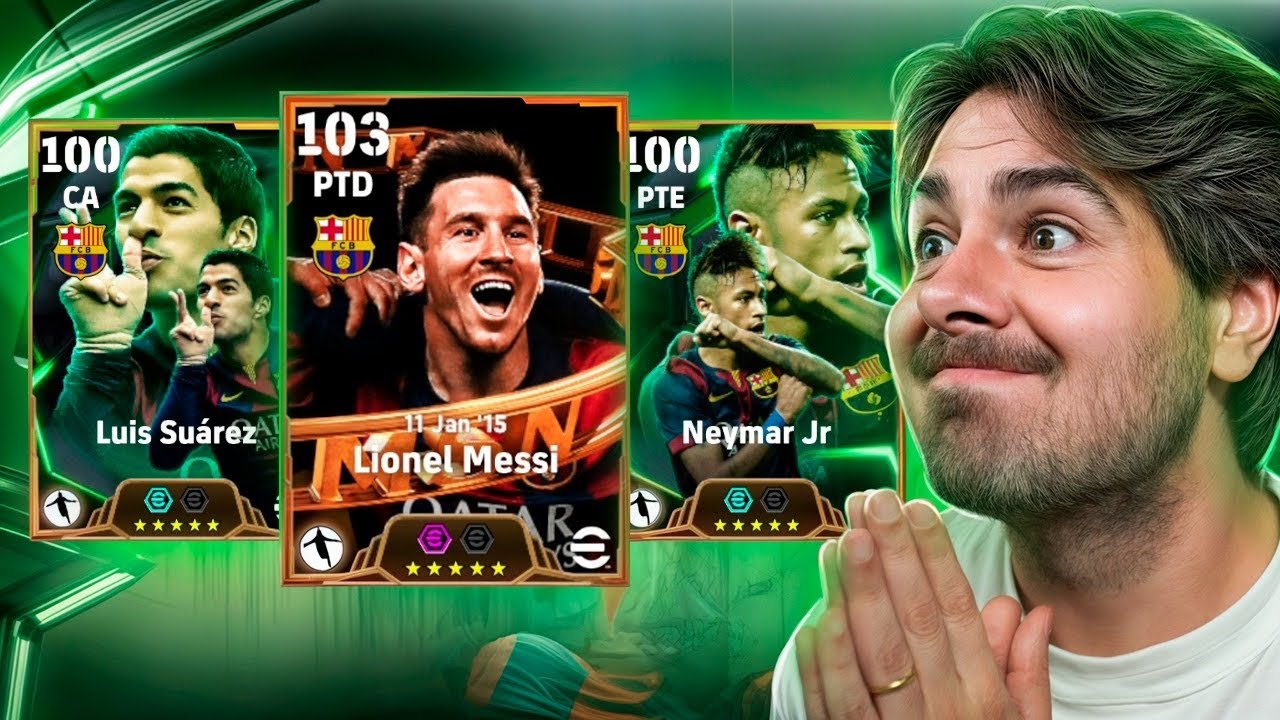 EU CONSEGUI O TRIO MSN!!!! EFOOTBALL