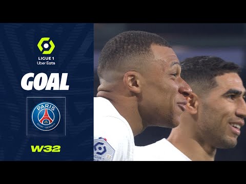 Goal Kylian MBAPPE (9' - PSG) ANGERS SCO - PARIS SAINT-GERMAIN (1-2) 22/23