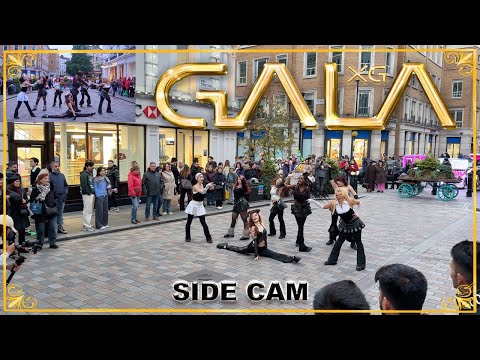 [DANCE IN PUBLIC | SIDE CAM | 4K] XG - GALA | Dance Cover in London | Covent Garden