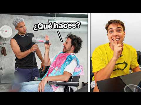 IF YOU LAUGH YOU LOSE IN A HAIR SALON (hidden camera)