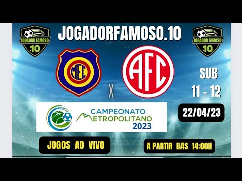 MADUREIRA X AMÉRICA  SUB 12/11 CAMPEONATO METROPOLITANO 22/04/23.