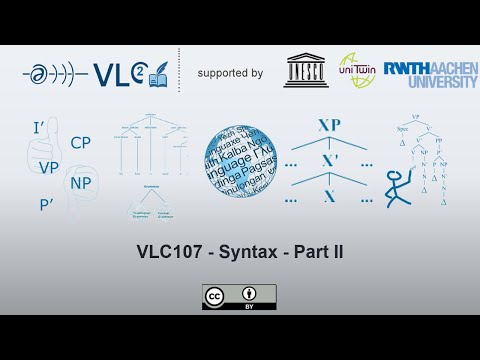 VLC107 - Syntax: Part II
