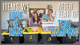 MUST HAVES for TENT camping! - WINTERIZE With Us! - Family Tent Camping Organization + Packing