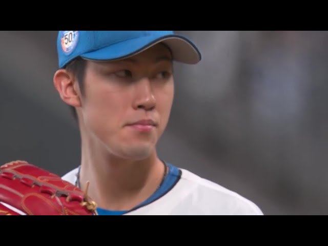 7回表】自己最多100球で掴んだプロ初勝利!! ファイターズ・福島 7回表】自己最多100球で掴んだプロ初勝利!! ファイターズ・福島