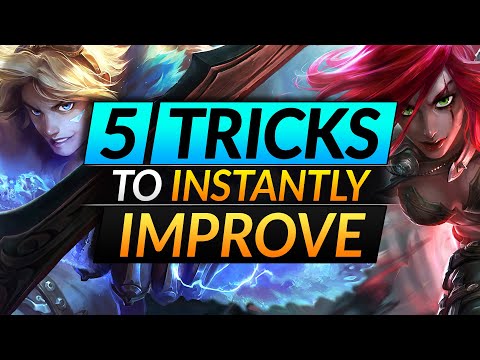 5 Tricks YOU NEED to HIT Challenger - INSTANTLY IMPROVE With These Tips - LoL Advanced Guide