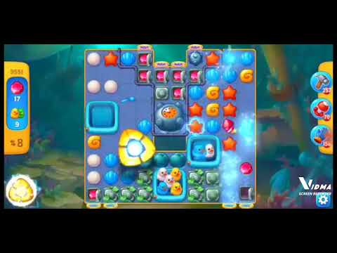 Fishdom. 9551 level no boosters and diamonds. 15 moves