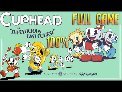 Cuphead PS5 - Full Game 100% Walkthrough | Видео