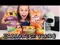 BRITISH GIRL TRYING AMERICAN HALLOWEEN CANDY