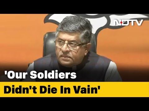 Ravi Shankar Prasad: "If We Lost 20 Jawans, Toll Double On Chinese Side"