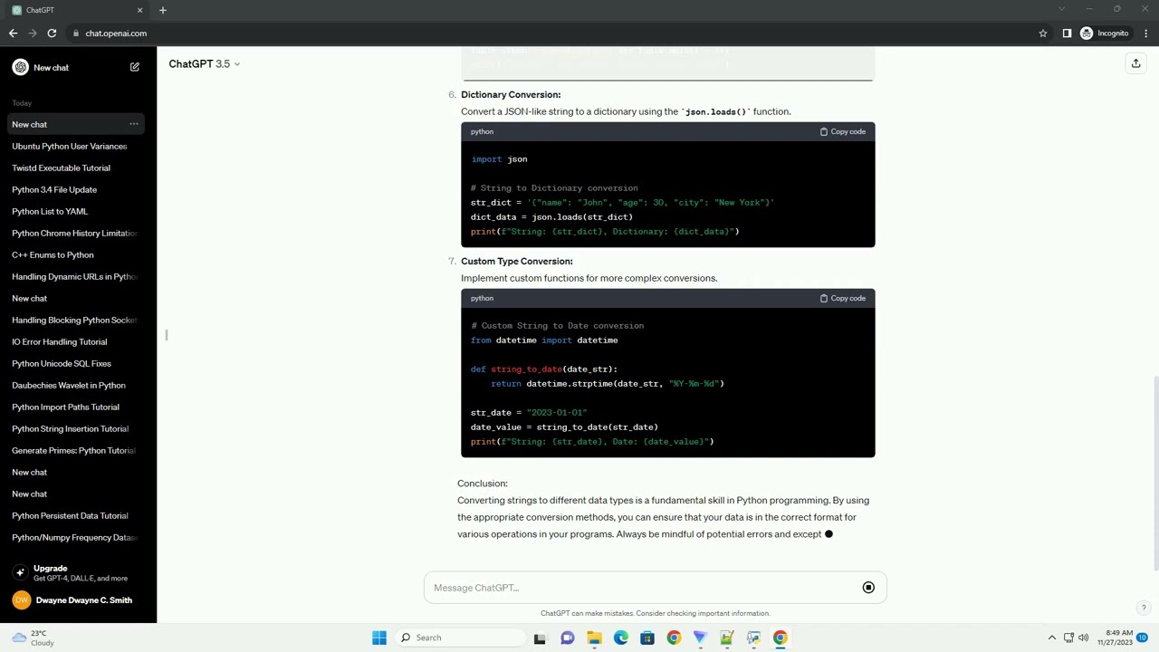 python3 convert string to type