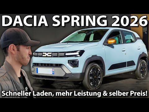 DACIA SPRING 2026 - Faster charging, more power & the same price!