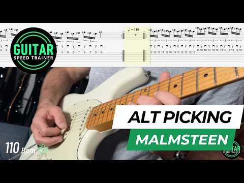 Malmsteen Alternate Picking Workout – Build Speed and Control
