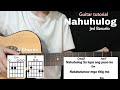 Jed Baruelo - Nahuhulog Guitar tutorial ( EASY 4 CHORDS)