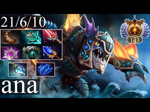 Ana - Slark | Carry Gameplay Dota 2 Patch 7.33e