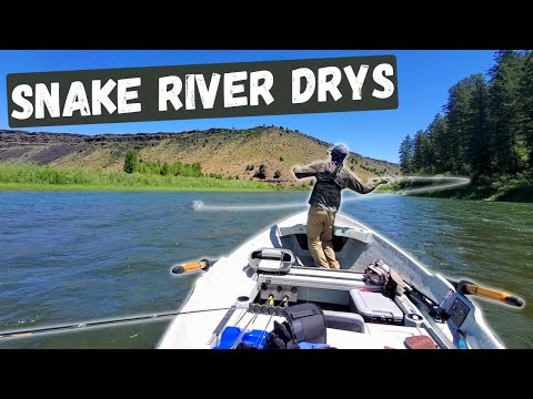 Epic 4 DAY float Trip on the South Fork of the SNAKE RIVER!  FLY FISHING the PMD hatch!  DAY - 1
