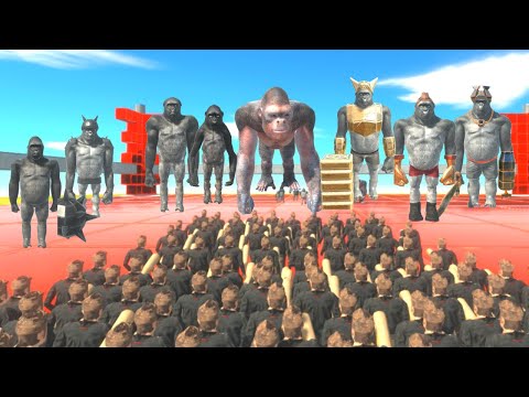HOW MANY ANGRY JOE TO DEFEAT PRIMATES   ANIMAL REVOLT BATTLE SIMULATOR