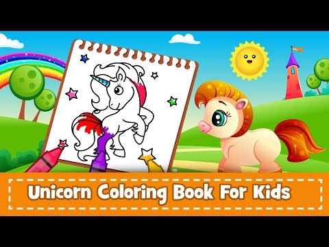 Unicorn Coloring Book for Kids video