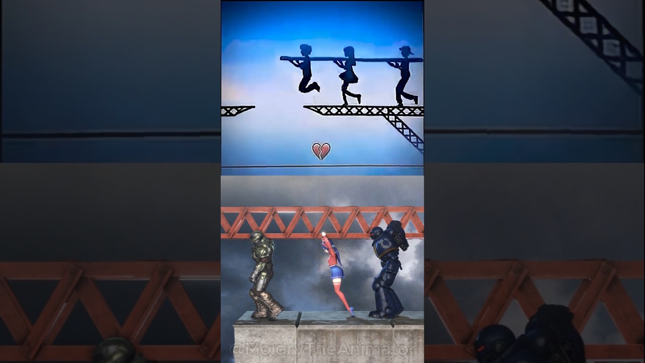 Team Work 200 IQ // Doom Animation #doom #miside #memes