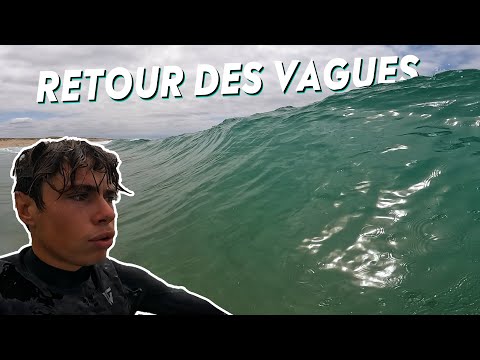 ENFIN LE RETOUR DES VAGUES EN FRANCE 🤩 SURF LACANAU | POV RAW edit Killian M