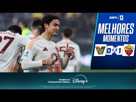 Gols e lances de Venezia x Roma