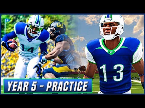 NCAA Football 14 Dynasty Year 5 - Preseason Practice w/ New Offensive Scheme | Ep.72