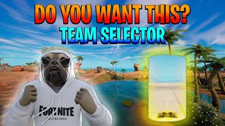 How To Make A Team Selector In Fortnite Creative
