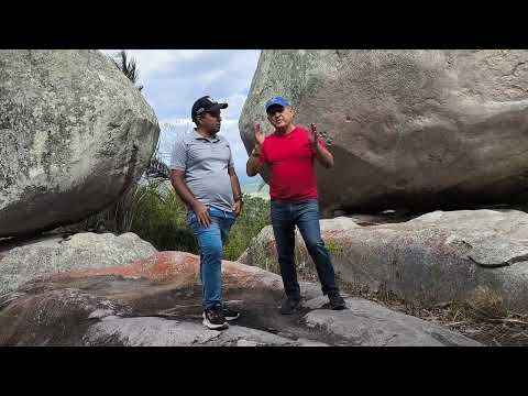 Entrevista com Dr. João Lopes na Pedra do Cumbré na Serra do Arapuá em Carnaubeira da Penha-PE
