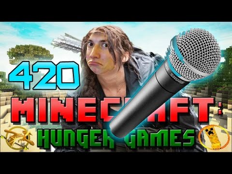 Minecraft: Hunger Games w/Mitch! Game 420 - WORST MICROPHONE EVER!