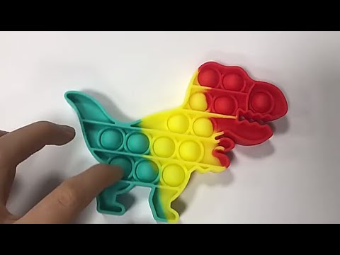 Dinosaur Pop It Fidget Toy Review 2021