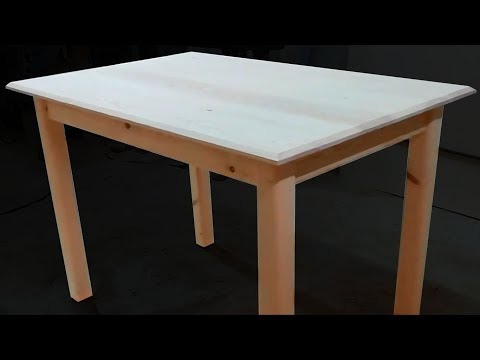 Making a simple and easy dining table