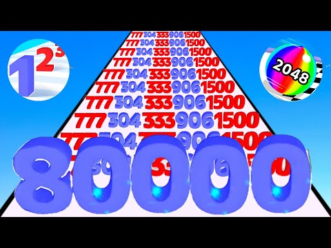 Number Master Vs Ball Run 2048 (New Update) Max Level Gameplay