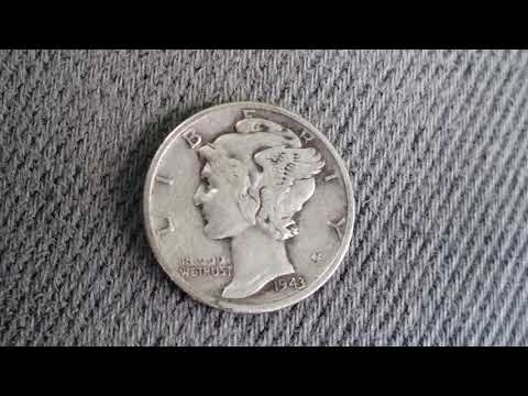 1943 MERCURY DIME: 191,710,000 MINTED *90% SILVER* (10% COPPER) NUMISMATIC VALUES AS OF MAY 2019