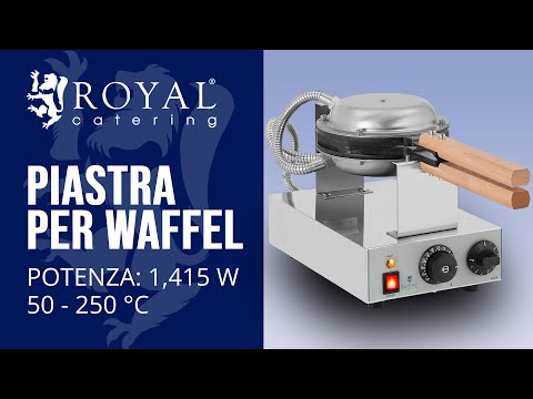 Video - Piastra per waffel - 1.415 W