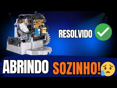 Portão abrindo ou fechando sozinho como resolver ? motor de portão eletrônico