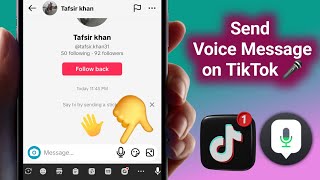 How To Send Voice Messages On TikTok (2026 Guide) | Get Voice Messages On TikTok