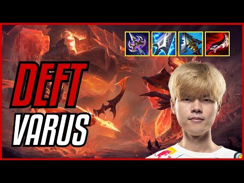 DEFT - VARUS vs SAMIRA ADC - KR CHALLENGER - PATCH 11.10
