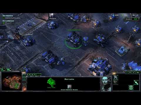 Starcraft 2 - Mar Sara - Mission #3 - Zero Hour - Single Player Campaign Walkthrough