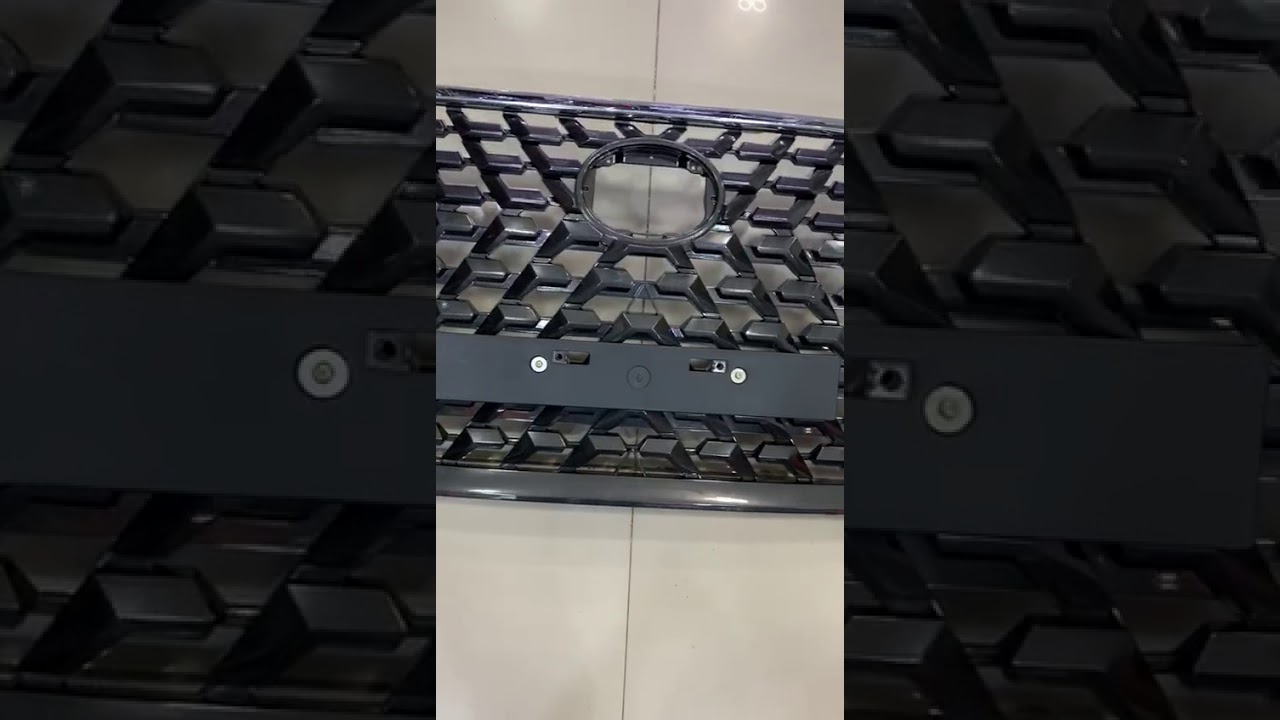 Lexus GX460 2009-2023 гг. Решетка радиатора с усилителем 2013-2023 (дизайн 2021) Video 1