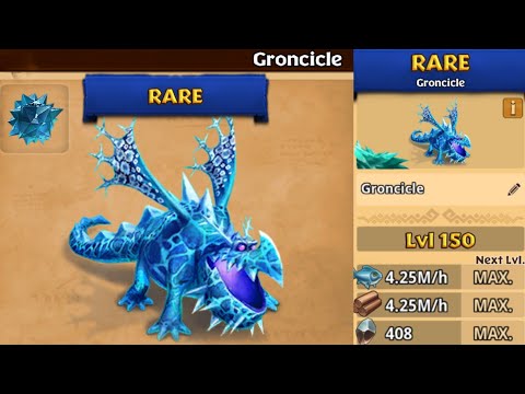 GRONCICLE Max Level 150 Titan Mode - Dragons:Rise of Berk