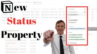 Introduction - The INCREDIBLE New Notion Status Property | Teacher Tutorial 2022