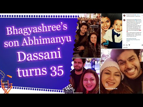Bhagyashree wishes her 'aankho ka tara' Abhimanyu: Treasure every moment spent with you