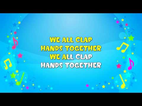We All Clap Hands Together | Sing A Long | Action Song | Nursery Rhyme | KiddieOK