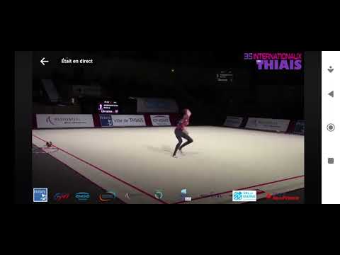 Polina HORODNYCHA UKRAINE - BALL AA - Internationaux de Thiais 2024