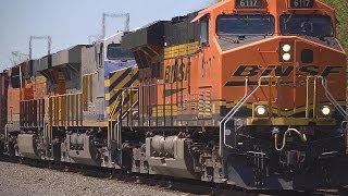 preview picture of video '(5) BNSF & Citirail With A Crew Change @ Bayview Rd.  May 31 2014'